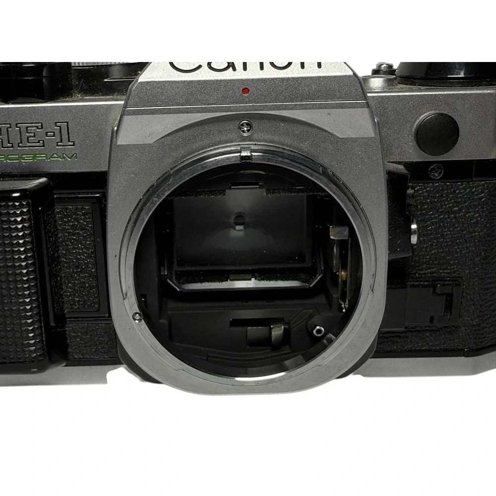 Canon AE-1 Program 35mm SLR Film Camera W/ Rokinon Auto Zoom 80-200mm Lense